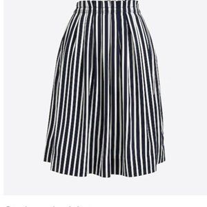 J. Crew Striped Skirt